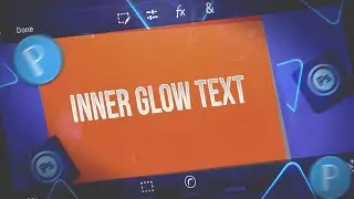 Make Inner Glow Text On Android | Shiny Text | PS Touch | Make SHINY Text In PS Touch & Pixellab