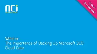 The Importance of Backing Up Microsoft 365 Cloud Data