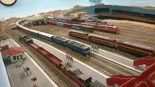 The Blue Train, South African Railways, model trains, Karoo.