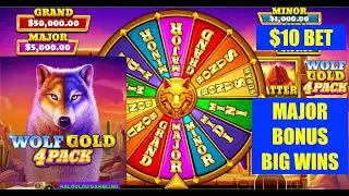 👉 WOLF GOLD 4 PACK - 🤑 MAJOR 🤑 - BONUS - 💰 BIG WINS 💰 - $10 BET -