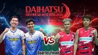 QF~MD | Gutama/Isfahani [INA] vs. Man/Tee [MAS] | DAIHATSU Indonesia Masters 2026