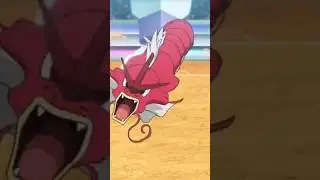 Gyarados Water tail Attack badass fighting scene #anime #pokemon #pokegod #pikachu #pokemonjourneys