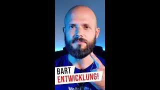So entwickelt sich ein Barthaar! #shorts