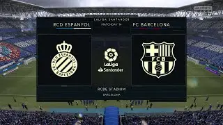 FIFA 21 Xbox One Career Mode Episode 20: RCD Espanyol vs FC Barcelona [La Liga]
