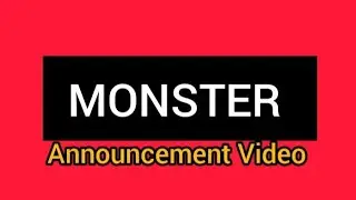 MONSTER Official Announcement Video Kamla,Jeff,Ansh Kumar AGS Universe Release Date = 2026 