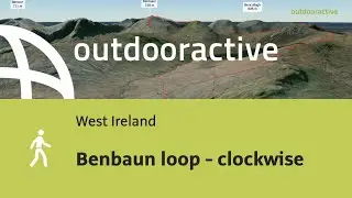 hike in West Ireland: Benbaun loop - clockwise