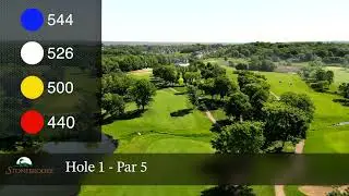 Stonebrooke Golf Club: Hole 1 Flyover