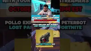 Полло объясняет, почему Питербот уходит из Fortnite #fortnite #fortniteclips #peterbot #fncs #fnbr