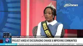 MISS BOTSWANA 2025 UNVEILS HER BEAUTY WITH A PURPOSE PROJECT.