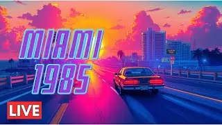 Synthwave 1980's Miami Nights: 90 Minutes of Pure Retro Vibes