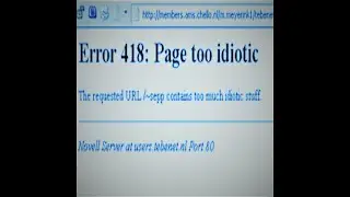 Error 418