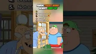 Ranking Craziest Herbert Moments in Family Guy 💀