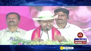 CM KCR Visit Timmapur Venkateswara Temple | Public Meeting in Banswada Telangana State| #rrmunsiftv