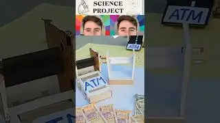 Daly ATM making with cardboard science experiment#shortvideo#viralproject#rackettechnology