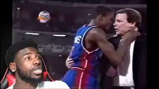 When The NBA Wasn&rsquo;t Soft! &ldquo;Old School Most Savage Moments Of All Time! Reaction! #Reaction #NBA