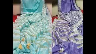 Pure Linen Sarees With Zari Border || handloom silk linen saree with zari border