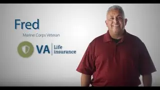 Fred's VA life insurance has his family covered.