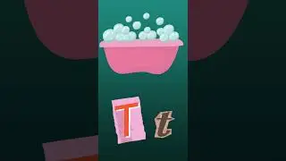 T for Tap T for Tub - ABC song - Alphabets songs #shorts #alphabetloreabcsong  #alphabetsong