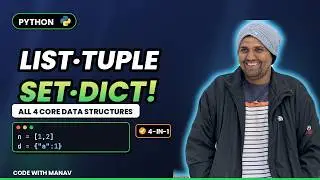#8  Python Data Structures Explained | List, Tuple, Set and Dictionary with Examples