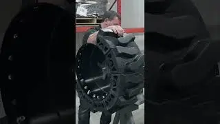 Check Out How Evolution Wheel's EWRS-AT Series of Solid Skid Steer Tires Are Assembled