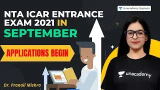 NTA ICAR entrance Exam 2021 in September, Applications Begin | Complete Detail | Dr. Pranali Mishra