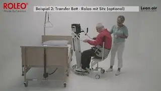 Transfer Bett &ndash; Roleo mit Sitz (optional)