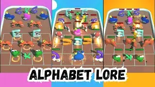 MERGE SUPER ALPHABET  /A Fun ALPHABET LORE Game/abcdef/alphabet lore