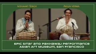 #epic #sitar & #pakhawaj #performance in the #asian #art #museum #sanfrancisco I Nishaant & Arjun