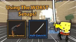 Using The Worst Roblox Kat Setup I Can Think Of.. (Roblox KAT)