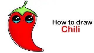 how to draw a cute chili easy step by step cute drawings to draw easy