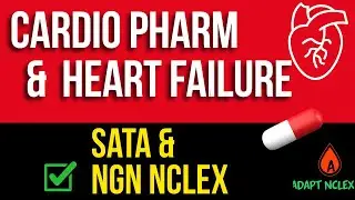 Cardiac Pharmacology NCLEX Practice Questions: SATA Tips & NCLEX NGN Prep