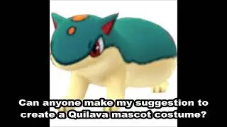 Quilava Mascot Costume Suggestion Request (Pokemon Gold and Silver Game Character)