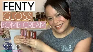 FENTY BEAUTY GLOSS BOM BOM CREAM - ВСЕ 5 ОТТЕНКОВ - Свотчи для губ и первые впечатления!!