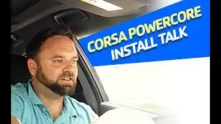 Corsa PowerCore Cold Air Intake Installed