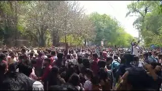 Protest For OBE 4 April in Delhi university Arts Faculty  #obeexam2022#obeexam #delhiuniversity