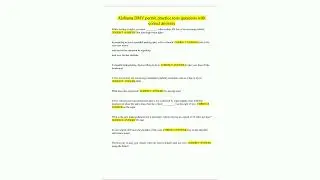 Alabama DMV permit practice tests questions with correct answers80