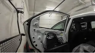 How to replace rear door glass on the civic