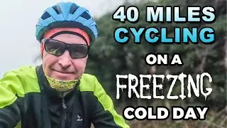 40 миль на велосипеде в морозный день
