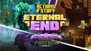 I tried Minecraft ETERNAL END with Dark Visuals + Actions & Stuff + Vibrant Visuals 