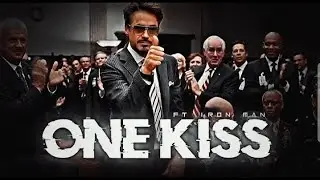 One Kiss X Iron Man FT RDJ  | 4K HD | HDR CC |  best status 🔥🔥🔥