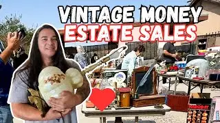 Hunting Vintage Estate Sale Finds To Resell Online Vintage Booth and Collect
