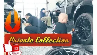 5 Pro Detailers get to work on private car collection.