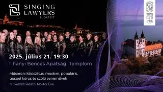 SINGING LAWYERS BUDAPEST  -  KONCERT A TIHANYI BENC&Eacute;S AP&Aacute;TS&Aacute;GI TEMPLOMBAN
