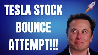 🔥 TESLA STOCK BOUNCE ATTEMPT! TSLA, SPY, QQQ, NVDA PREDICTIONS! 🚀