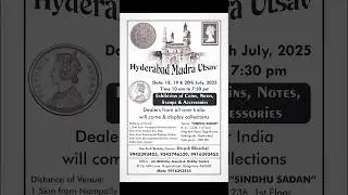 Hyderabad coin exhibition l 2025 revealed #viral #shorts