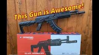 Crossman AK-1 first time test firing!
