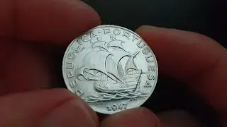 5 Escudos 1947 - The Most Beautiful Portuguese Silver Coin Ever Made!