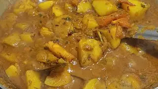 (Winter❄⛄special)आज मेंने बनाया आलू🍠 टमाटर🍅की सब्ज़ी😋बिल्कुल रेस्टोरेंट जैसे #makarsankranti#special