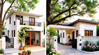 House Front Elevation Design Ideas 2025| Home Front Wall |House Exterior | Double Flour House Design