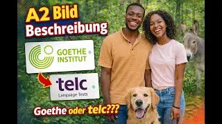 A2-B1 Deutsch lernen 🇩🇪  Perfekte Bildbeschreibung für die Prüfung #a2deutsch und #b1deutsch
